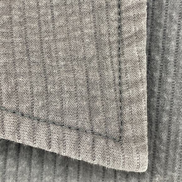 EILEEN FISHER Jacket S Cotton Ribbed Textured Canvas Full Zip Brown USA VTG - Picture 7 of 14